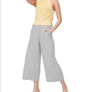 ARITZIA Wilfred Faun Pants in Black Stripe